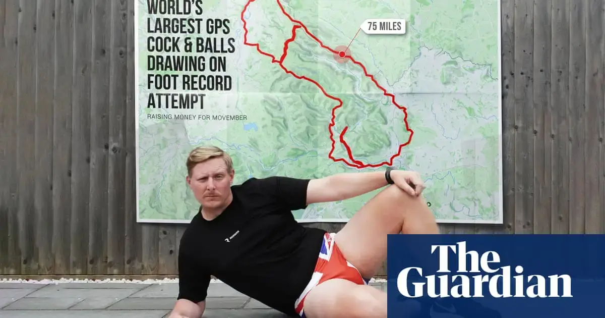 World’s largest GPS penis traced across Bannau Brycheiniog for charity