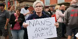 Liverpool pensioner's defiant response to far right thugs praised: "What a city"