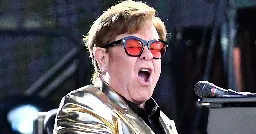Elton John left Glastonbury and was back at home 30 minutes after set finished