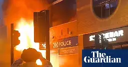 Police station reportedly set on fire in Sunderland as unrest rolls on