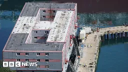 Migrants being moved off barge over Legionella bacteria fears