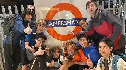 Teenagers break world record for London Tube Challenge
