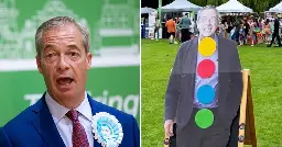 Nigel Farage slams Gay Pride event after it hosts ‘toss a milkshake' game