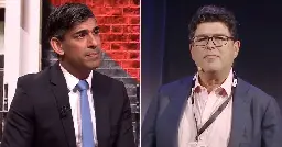 Sunak defends taking Frank Hester cash after saying racism must be called out