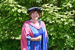 Trailblazing former Lord-Lieutenant gets honorary doctorate from Cranfield University