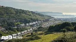 Airport passengers head to Port of Dover after flight delays