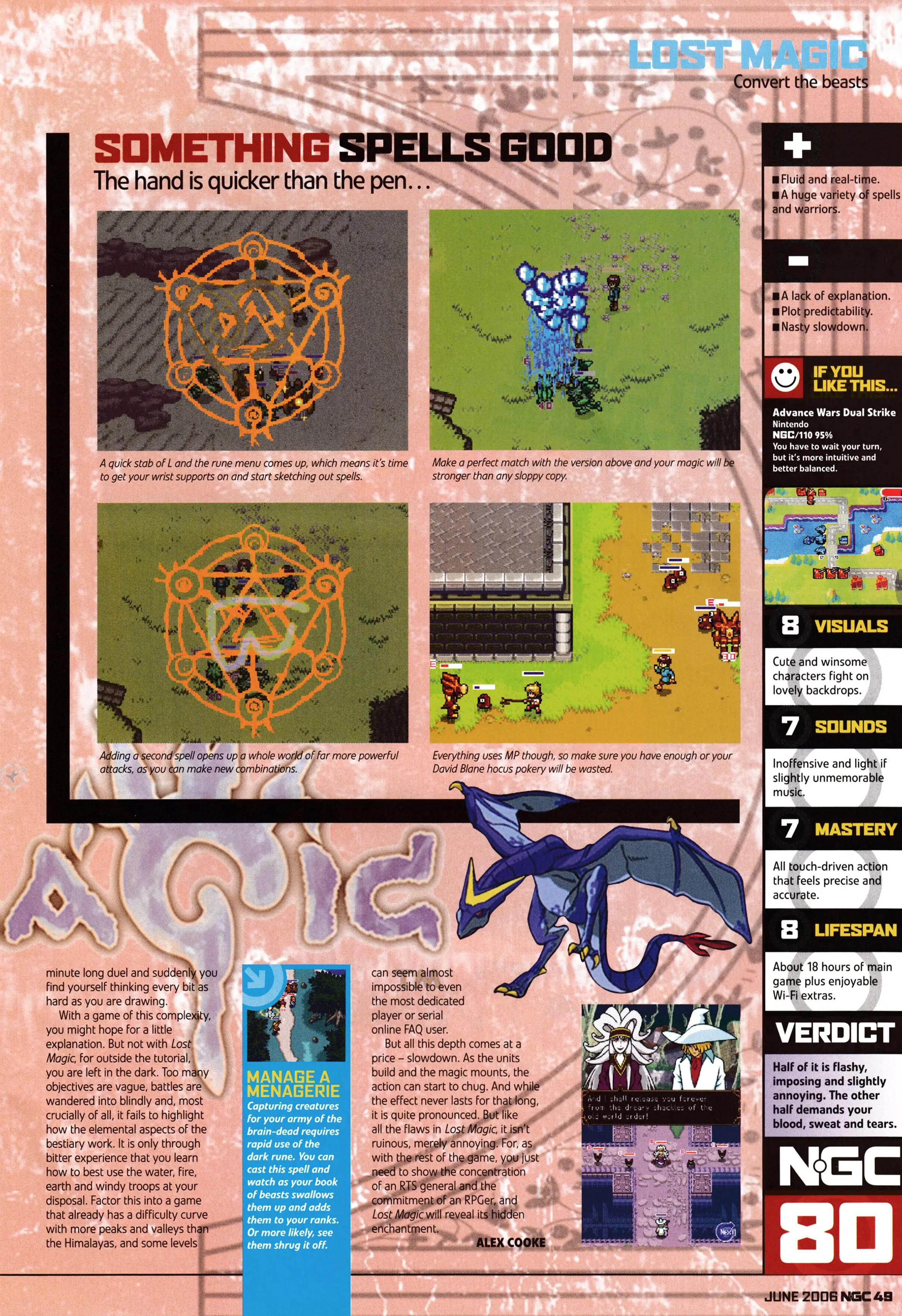 Review for Lost Magic on Nintendo DS.
Taken from NGC Magazine 120 - June 2006 (UK)

score: 80%