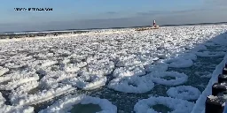 GREAT VIDEO: Ice circles in Two Rivers