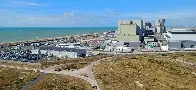 Dungeness nuclear power station earlier today