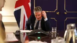 Starmer urges Iran to 'refrain from attacking Israel' in 'rare' phone call with country's president