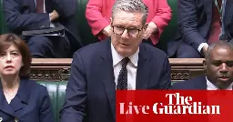 Starmer condemns Badenoch for abandoning cross-party consensus on climate crisis policy – UK politics live