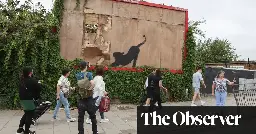 Banksy cat removed from billboard as meaning of his London animals revealed