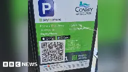 Conwy parking machines have fake QR codes put on - council