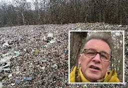 Chris Packham's fury over commercial waste dumping in Kent woods
