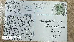 Postcard finally arrives in Swansea 121 years after it was first sent