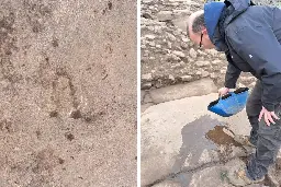 Archaeologists uncover possible phallus carving at Roman Vindolanda
